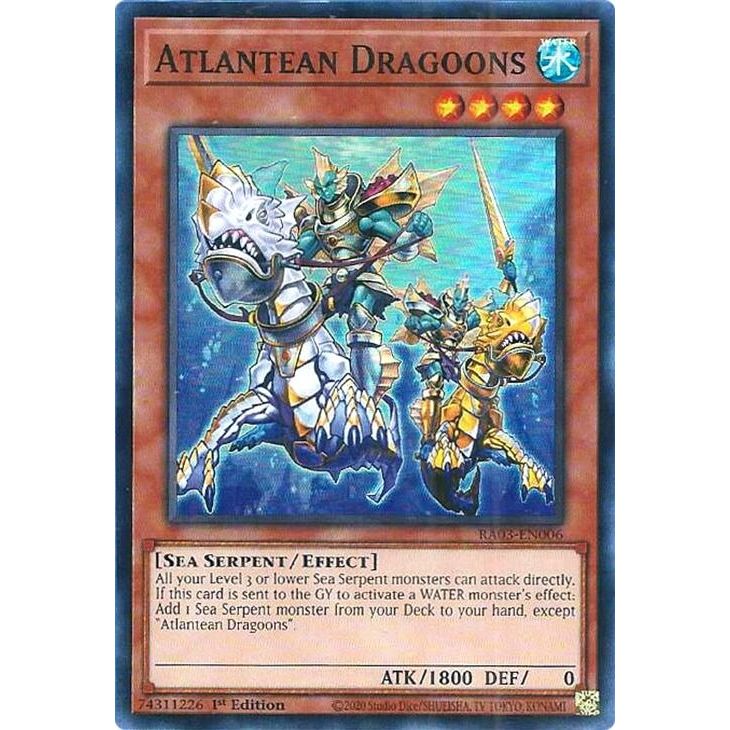 Image for Atlantean Dragoons (RA03-EN006) - YuGiOh