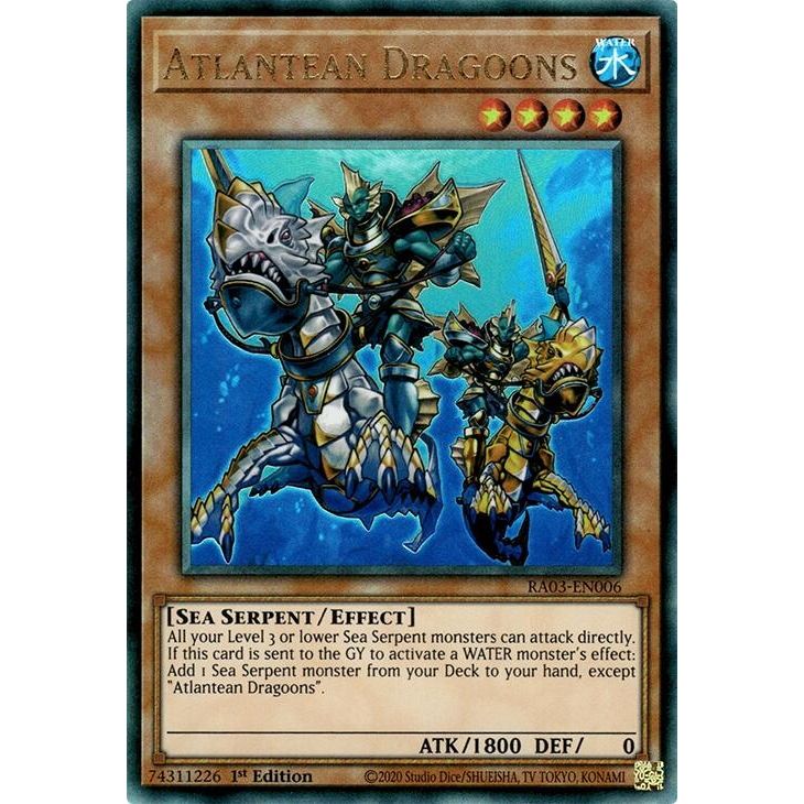 Image for Atlantean Dragoons (PUR) (RA03-EN006) - YuGiOh