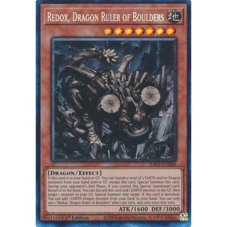 Image for Redox, Dragon Ruler of Boulders (PCR) (RA03-EN008) - YuGiOh