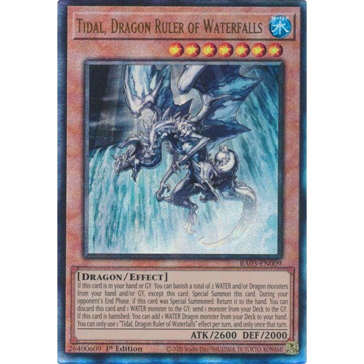 Image for Tidal, Dragon Ruler of Waterfalls (PUR) (RA03-EN009) - YuGiOh