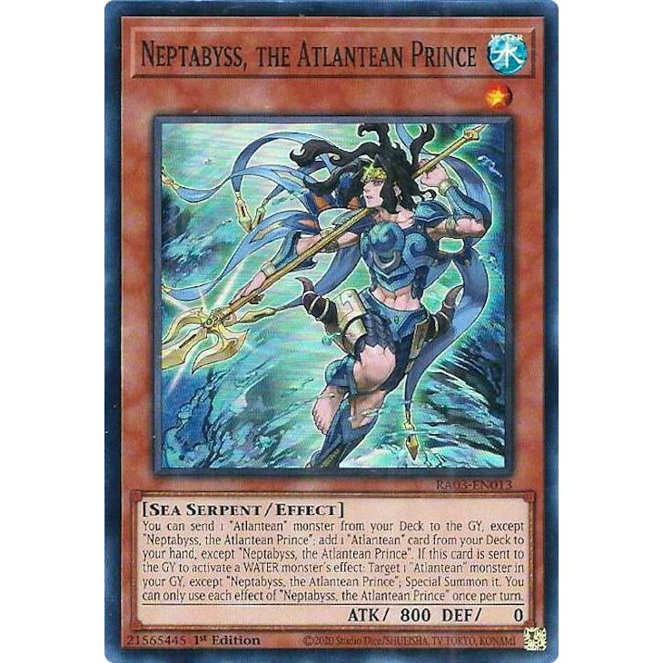 Image for Neptabyss, the Atlantean Prince (RA03-EN013) - YuGiOh