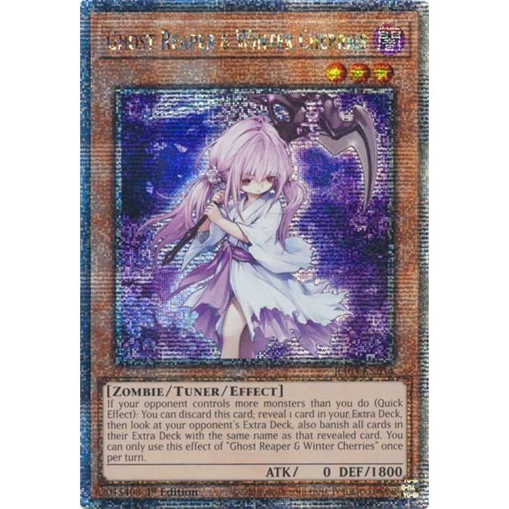 Image for Ghost Reaper & Winter Cherries (Quarter Century Secret Rare) (RA03-EN014) - YuGiOh