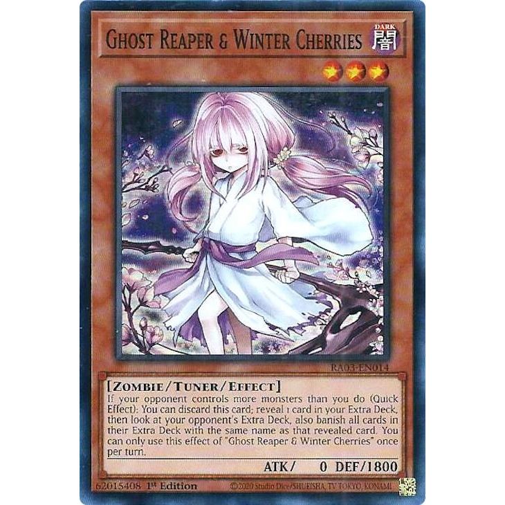 Image for Ghost Reaper & Winter Cherries (Alternate Art) (RA03-EN014) - YuGiOh