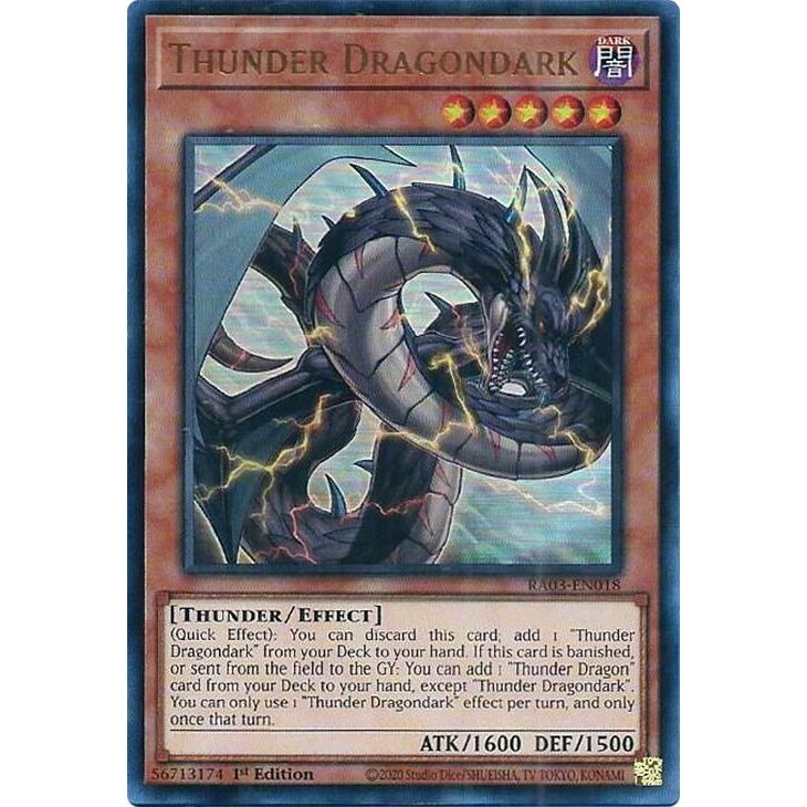 Image for Thunder Dragondark (UR) (RA03-EN018) - YuGiOh
