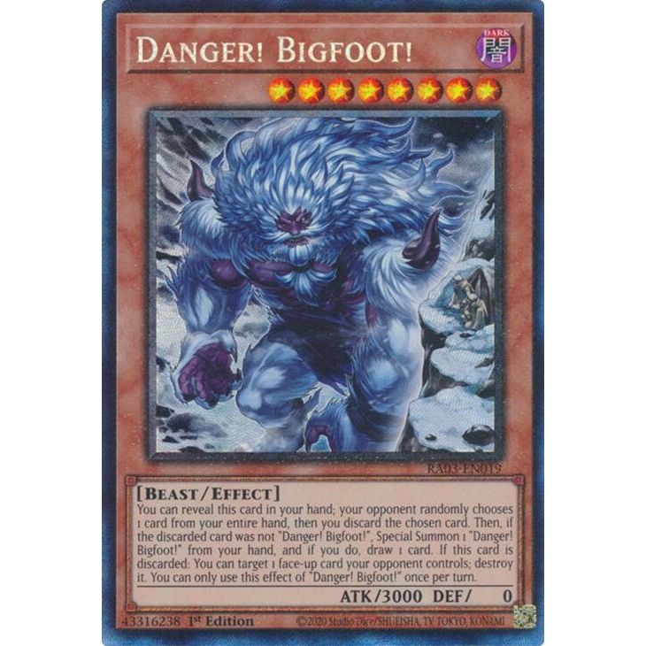 Image for Danger! Bigfoot! (Alternate Art) (PCR) (RA03-EN019) - YuGiOh