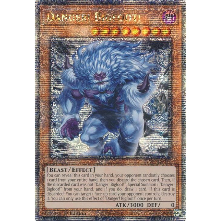 Image for Danger! Bigfoot! (Alternate Art) (Quarter Century Secret Rare) (RA03-EN019) - YuGiOh