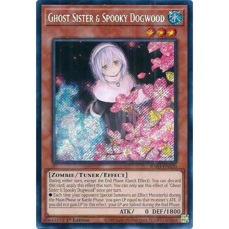 Image for Ghost Sister & Spooky Dogwood (Alternate Art) (Secret Rare) (RA03-EN020) - YuGiOh