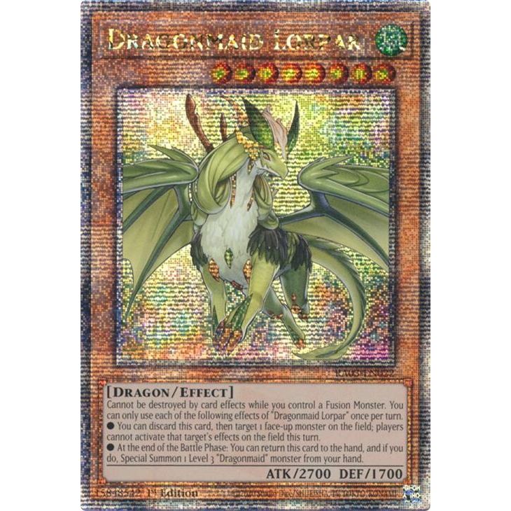 Image for Dragonmaid Lorpar (Quarter Century Secret Rare) (RA03-EN022) - YuGiOh