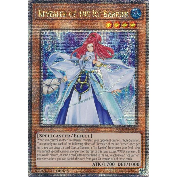 Image for Revealer of the Ice Barrier (Quarter Century Secret Rare) (RA03-EN028) - YuGiOh