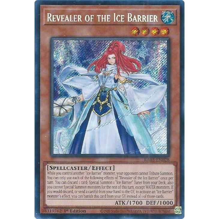 Image for Revealer of the Ice Barrier (Secret Rare) (RA03-EN028) - YuGiOh