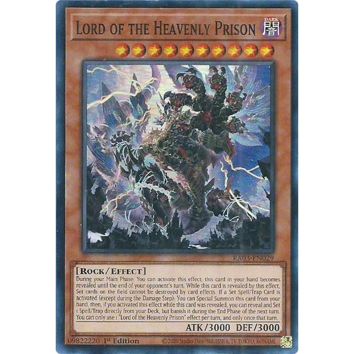 Image for Lord of the Heavenly Prison (RA03-EN029) - YuGiOh