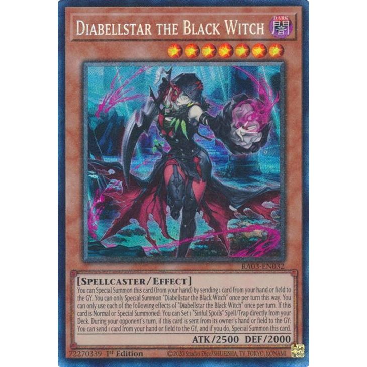 Image for Diabellstar the Black Witch (PCR) (RA03-EN032) - YuGiOh