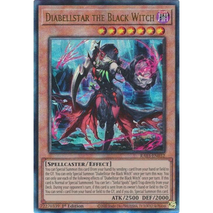 Image for Diabellstar the Black Witch (PUR) (RA03-EN032) - YuGiOh