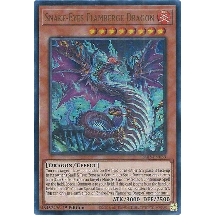 Image for Snake-Eyes Flamberge Dragon (UR) (RA03-EN033) - YuGiOh