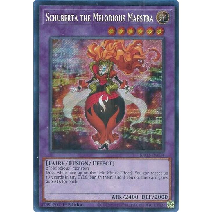 Image for Schuberta the Melodious Maestra (Secret Rare) (RA03-EN034) - YuGiOh