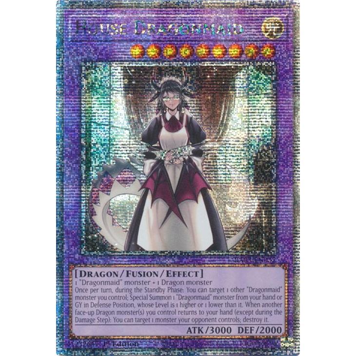 Image for House Dragonmaid (Quarter Century Secret Rare) (RA03-EN037) - YuGiOh