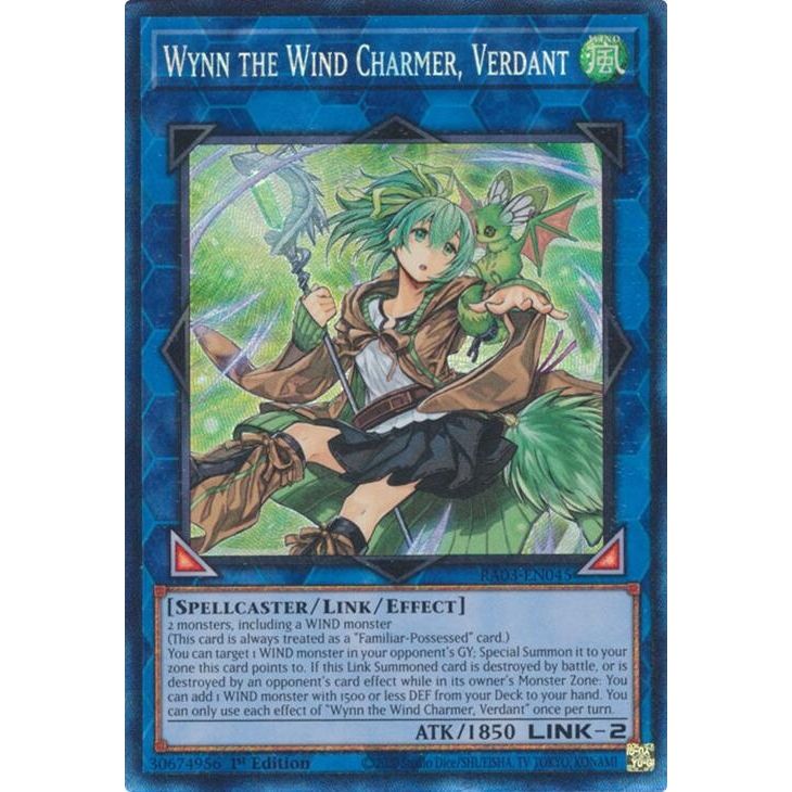 Image for Wynn the Wind Charmer, Verdant (PCR) (RA03-EN045) - YuGiOh