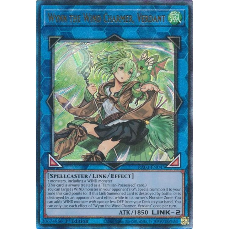 Image for Wynn the Wind Charmer, Verdant (PUR) (RA03-EN045) - YuGiOh