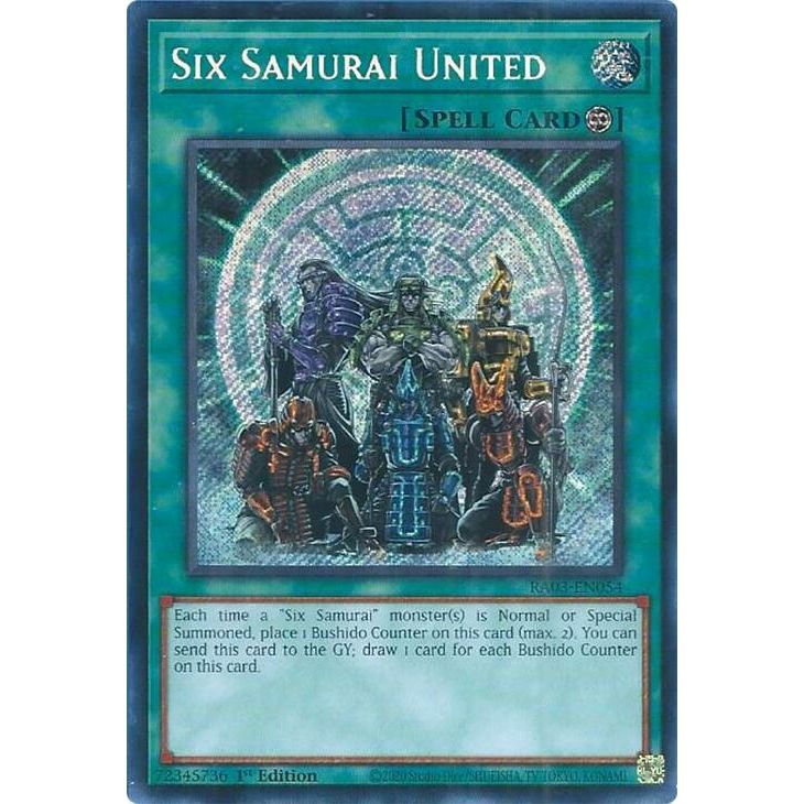 Image for Six Samurai United (Secret Rare) (RA03-EN054) - YuGiOh