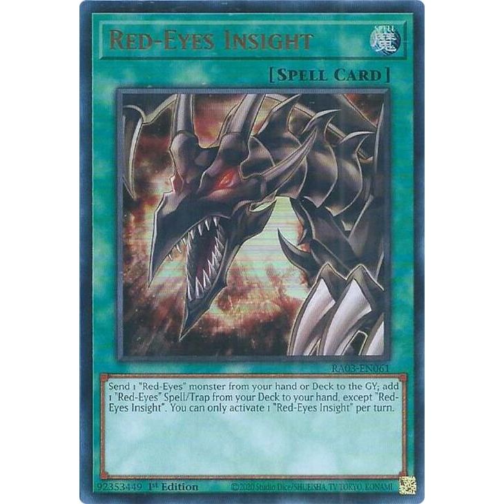 Image for Red-Eyes Insight (UR) (RA03-EN061) - YuGiOh