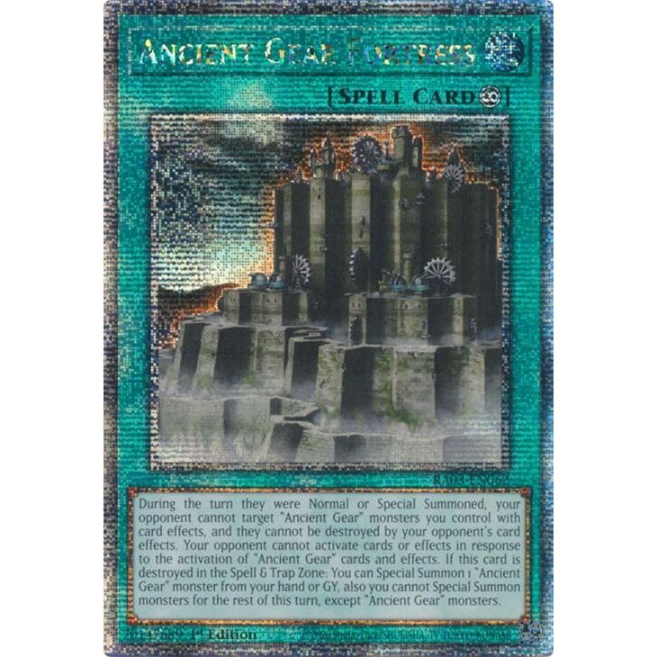 Image for Ancient Gear Fortress (Quarter Century Secret Rare) (RA03-EN062) - YuGiOh