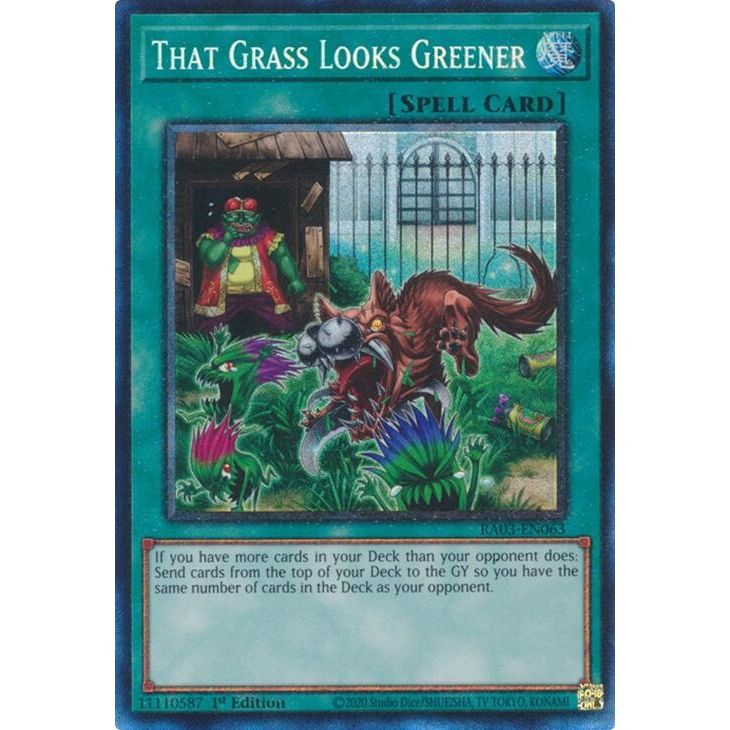 Image for That Grass Looks Greener (PCR) (RA03-EN063) - YuGiOh
