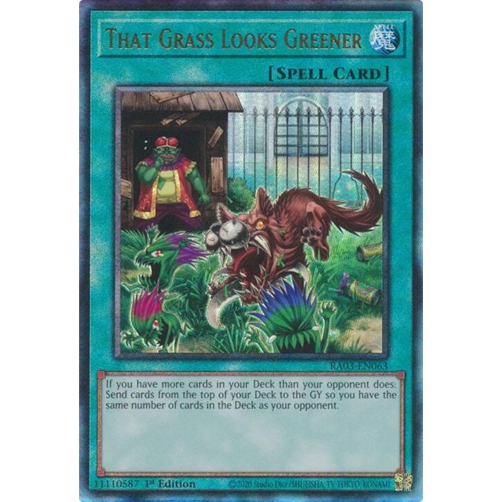 Image for That Grass Looks Greener (PUR) (RA03-EN063) - YuGiOh