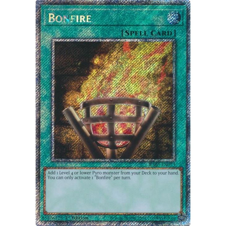Image for Bonfire (Platinum Secret Rare) (RA03-EN073) - YuGiOh