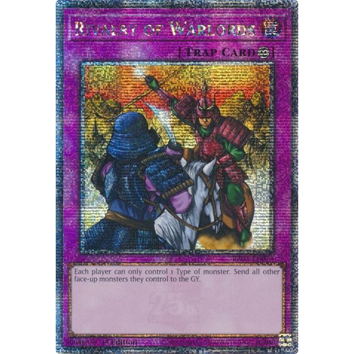 Image for Rivalry of Warlords (Quarter Century Secret Rare) (RA03-EN075) - YuGiOh