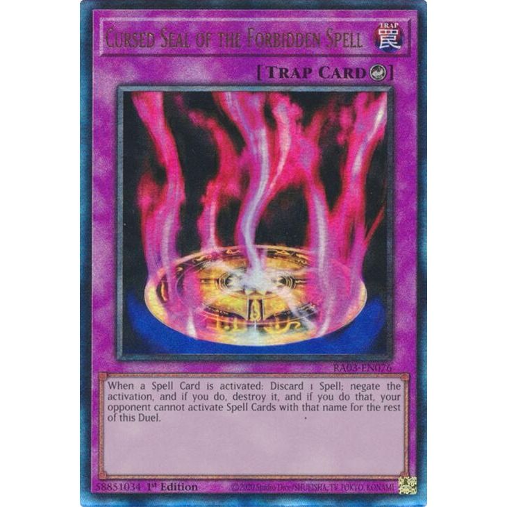 Image for Cursed Seal of the Forbidden Spell (PUR) (RA03-EN076) - YuGiOh