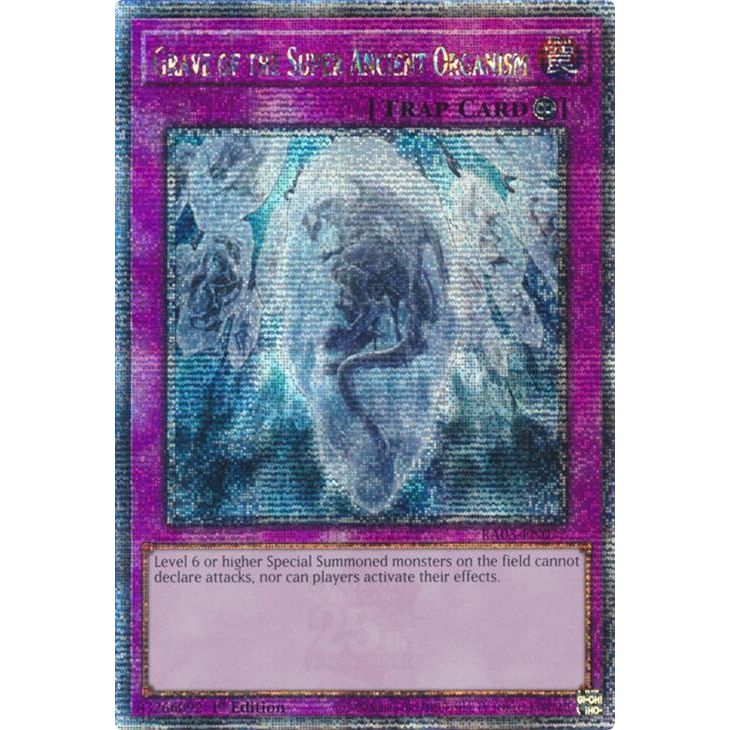 Image for Grave of the Super Ancient Organism (Quarter Century Secret Rare) (RA03-EN077) - YuGiOh