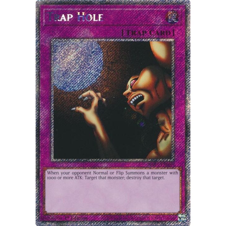 Image for Trap Hole (Platinum Secret Rare) (RA03-EN085) - YuGiOh