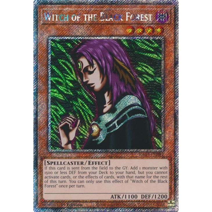Image for Witch of the Black Forest (Platinum Secret Rare) (RA03-EN091) - YuGiOh