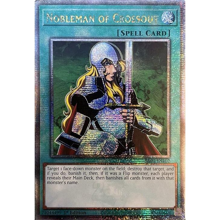 Image for Nobleman of Crossout (Quarter Century Secret Rare) (RA03-EN102) - YuGiOh