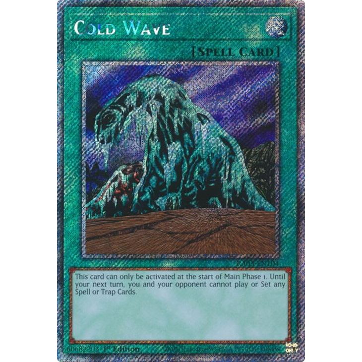 Image for Cold Wave (Platinum Secret Rare) (RA03-EN104) - YuGiOh