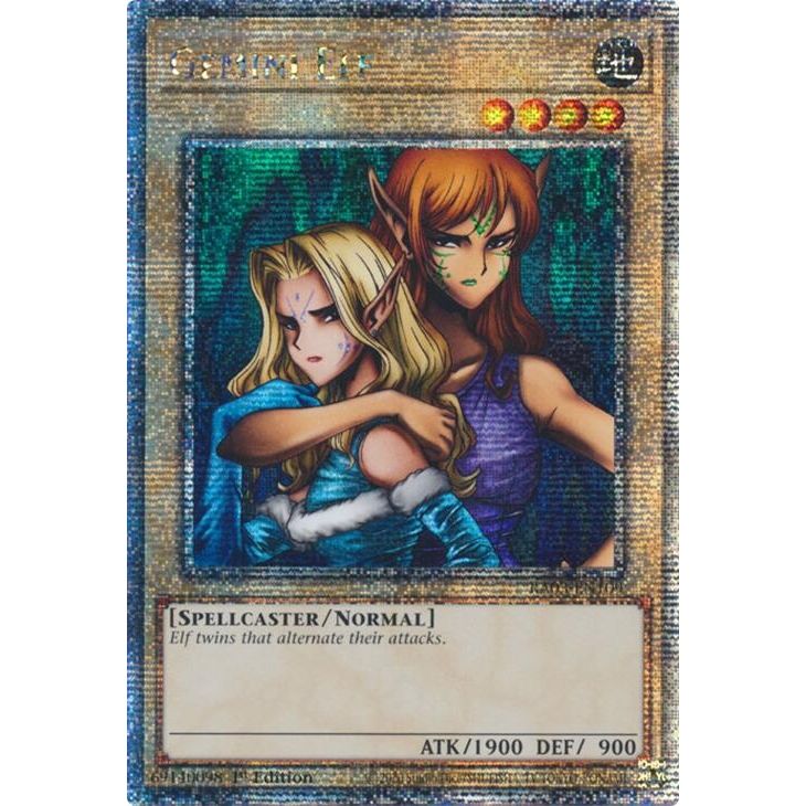 Image for Gemini Elf (Quarter Century Secret Rare) (RA03-EN109) - YuGiOh