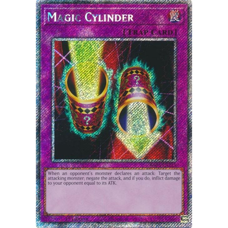 Image for Magic Cylinder (Platinum Secret Rare) (RA03-EN115) - YuGiOh