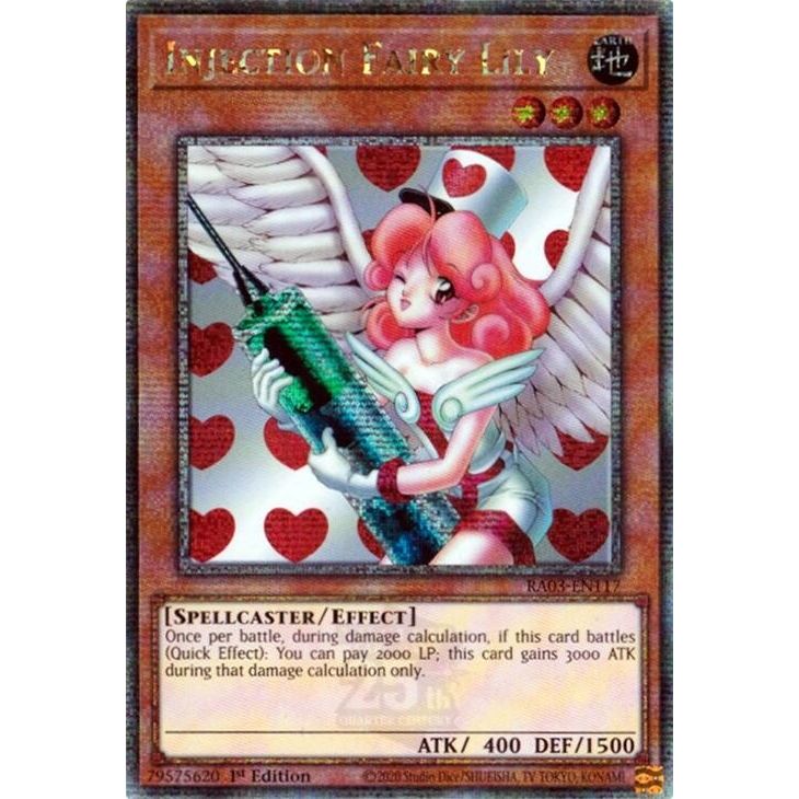 Image for Injection Fairy Lily (Quarter Century Secret Rare) (RA03-EN117) - YuGiOh