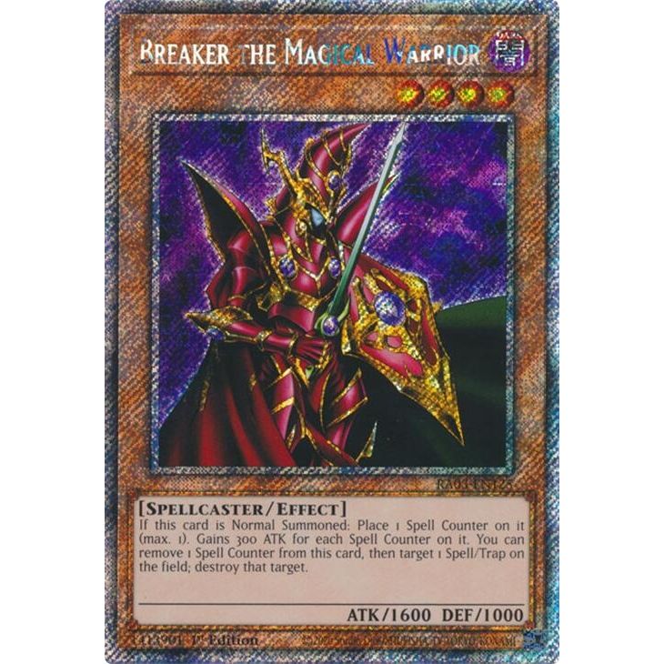Image for Breaker the Magical Warrior (Platinum Secret Rare) (RA03-EN125) - YuGiOh