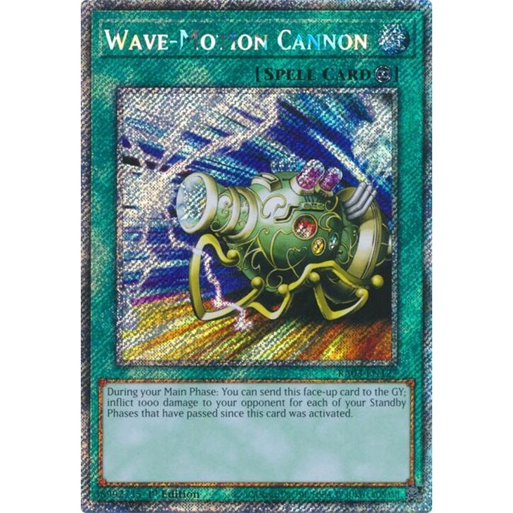 Image for Wave-Motion Cannon (Platinum Secret Rare) (RA03-EN127) - YuGiOh