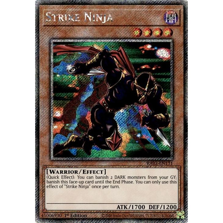 Image for Strike Ninja (Platinum Secret Rare) (RA03-EN131) - YuGiOh