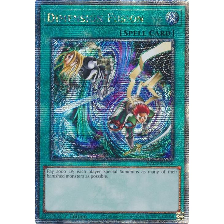 Image for Dimension Fusion (Quarter Century Secret Rare) (RA03-EN136) - YuGiOh