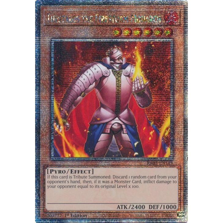 Image for Thestalos the Firestorm Monarch (Quarter Century Secret Rare) (RA03-EN143) - YuGiOh