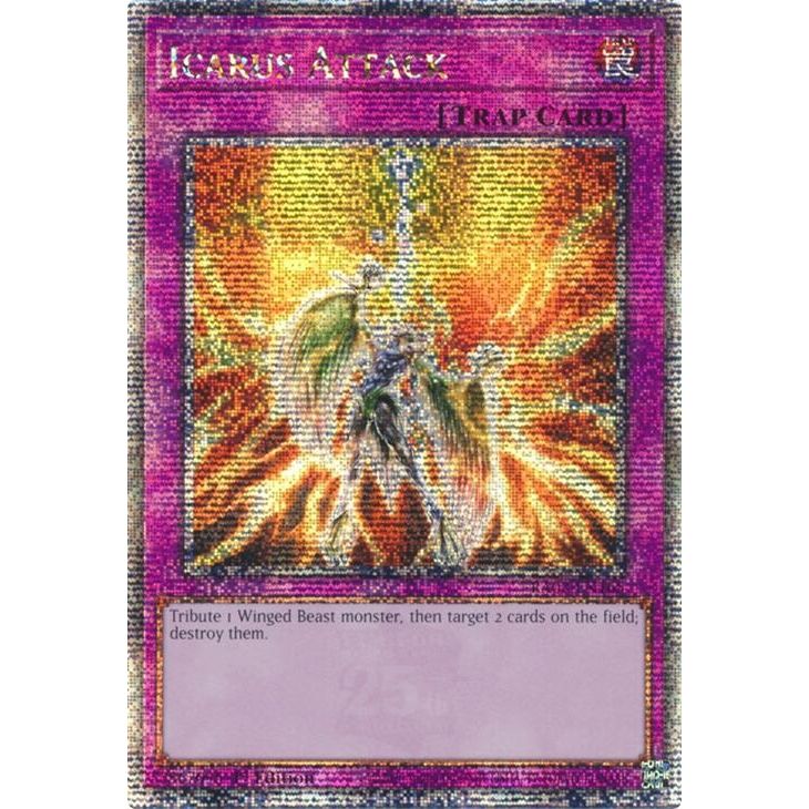 Image for Icarus Attack (Quarter Century Secret Rare) (RA03-EN165) - YuGiOh