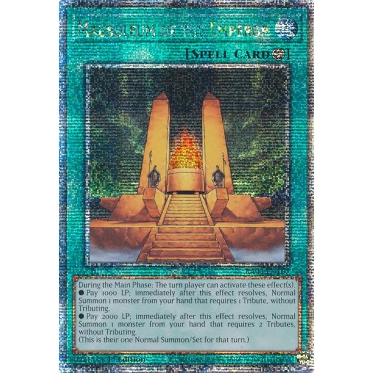 Image for Mausoleum of the Emperor (Quarter Century Secret Rare) (RA03-EN167) - YuGiOh