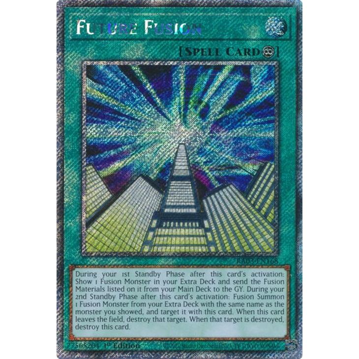 Image for Future Fusion (Platinum Secret Rare) (RA03-EN168) - YuGiOh