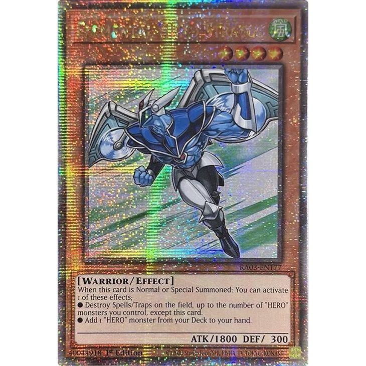 Image for Elemental HERO Stratos (Quarter Century Secret Rare) (RA03-EN177) - YuGiOh