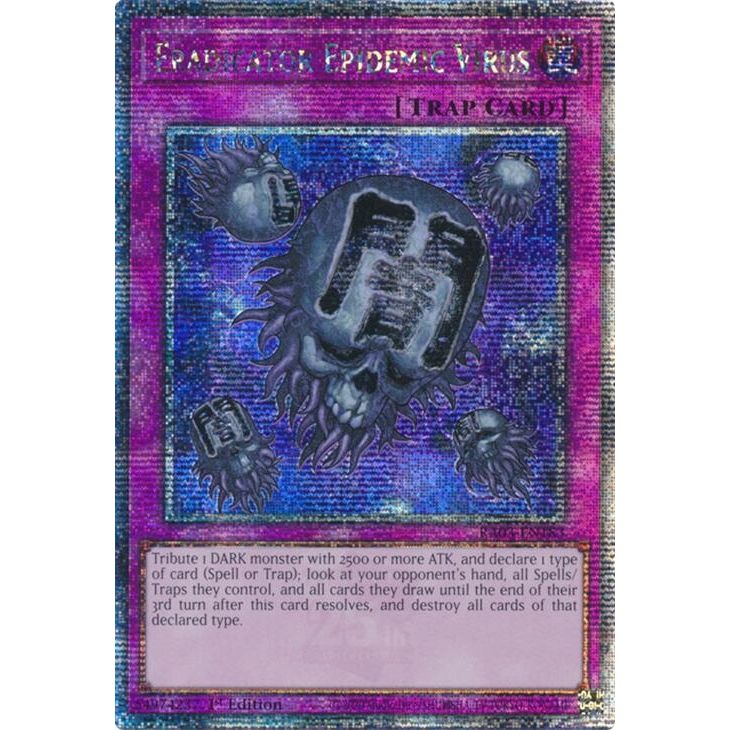 Image for Eradicator Epidemic Virus (Quarter Century Secret Rare) (RA03-EN183) - YuGiOh