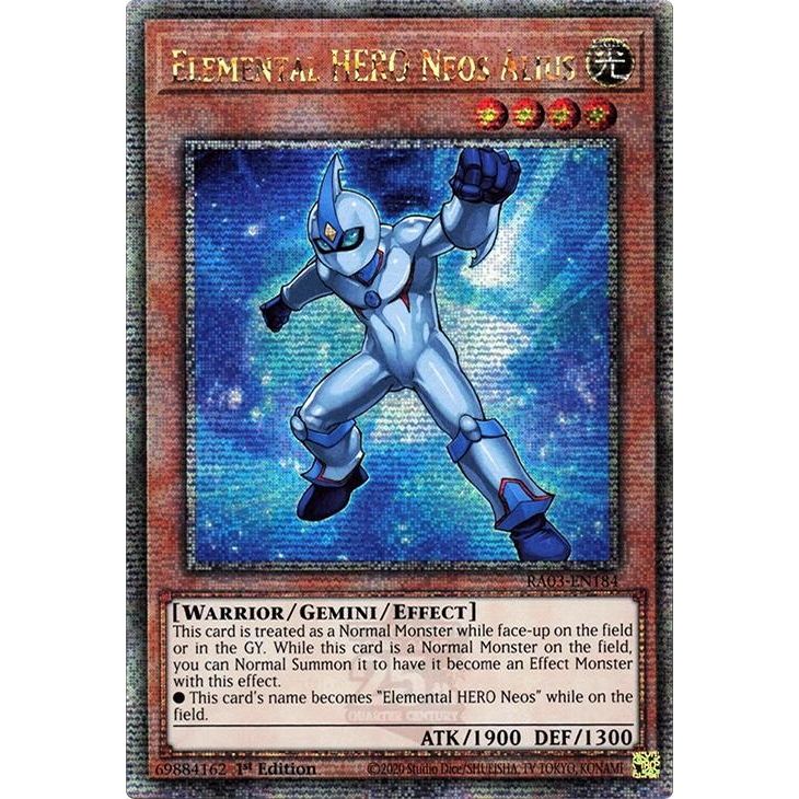 Image for Elemental HERO Neos Alius (Quarter Century Secret Rare) (RA03-EN184) - YuGiOh