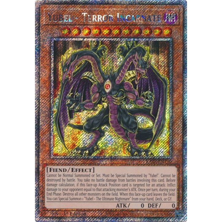 Image for Yubel - Terror Incarnate (Platinum Secret Rare) (RA03-EN190) - YuGiOh
